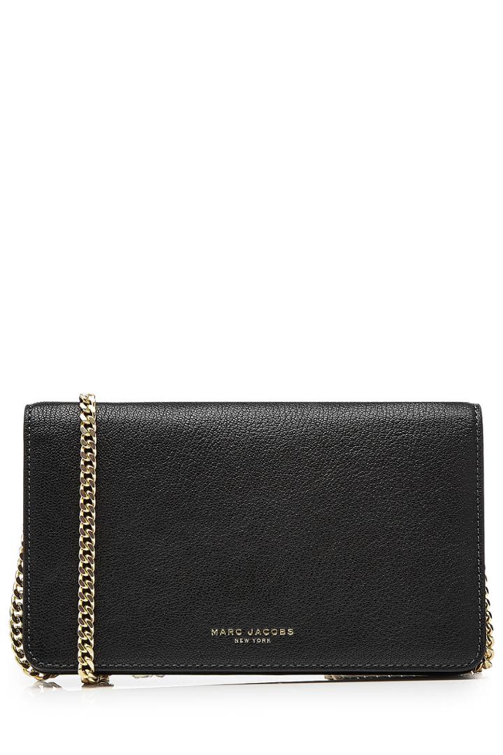 Marc Jacobs Marc Jacobs Leather Perry Wallet On Chain