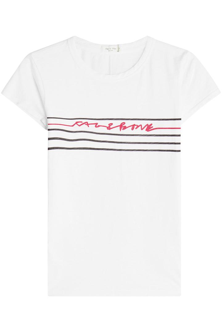 Rag & Bone Rag & Bone Logo Cotton T-shirt