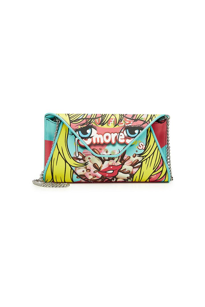 Moschino Moschino Printed Fabric Shoulder Bag