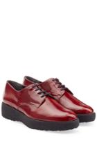 Robert Clergerie Robert Clergerie Patent Leather Oxfords - Red
