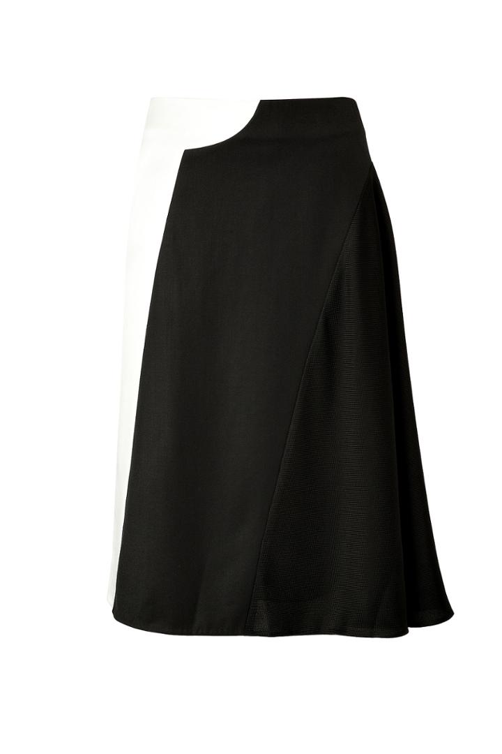 3.1 Phillip Lim 3.1 Phillip Lim Two-tone Skirt In Berry/lavender - Multicolor