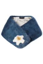 Anya Hindmarch Anya Hindmarch Eggs Mink Fur Scarf - Blue