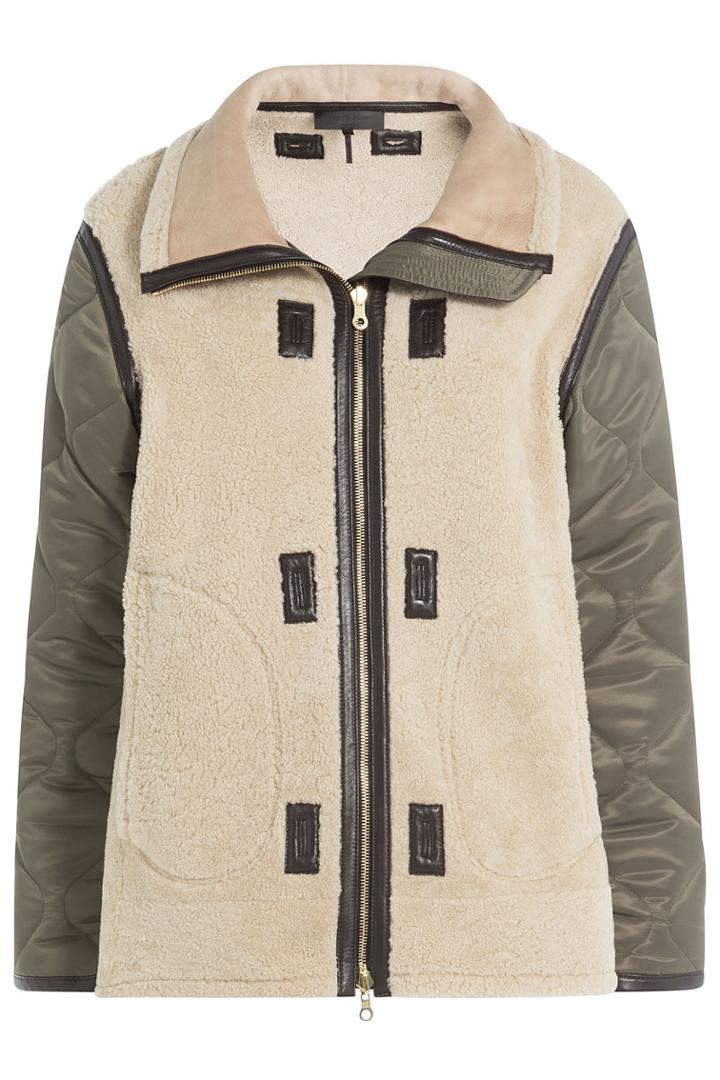 Rag & Bone Rag & Bone Mixed-media Shearling Coat