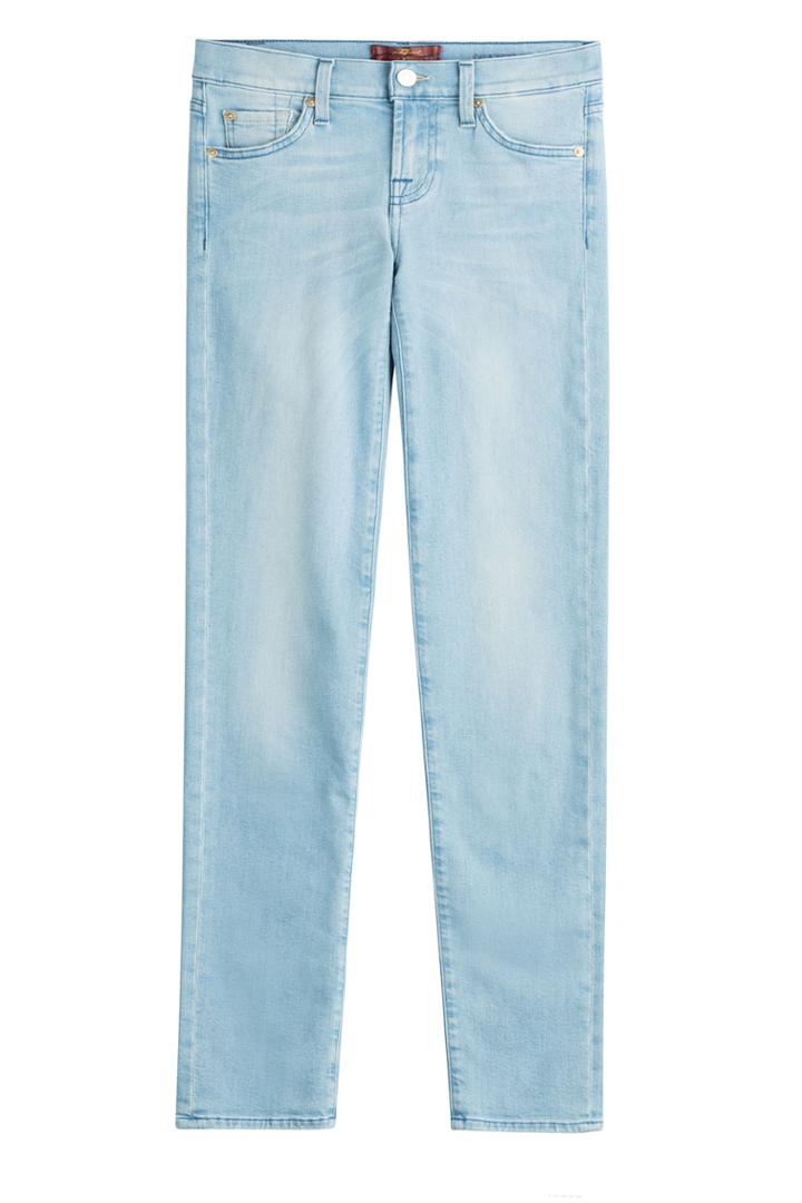 Seven For All Mankind Seven For All Mankind Roxanne Straight Leg Jeans - Blue