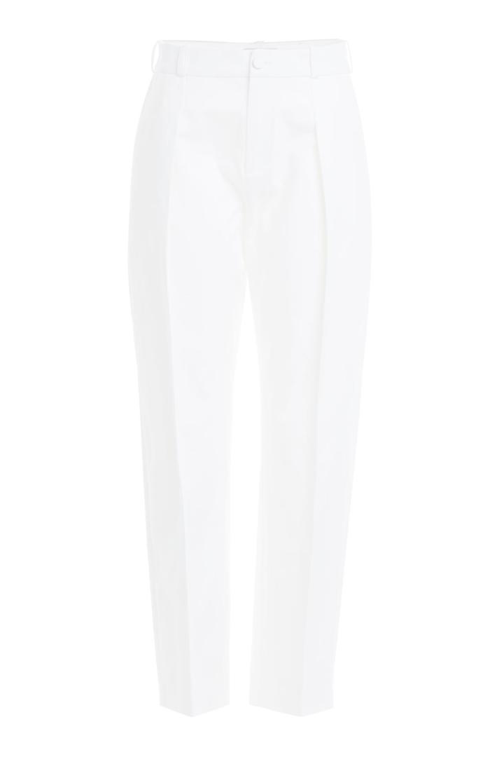Bouchra Jarrar Bouchra Jarrar Cropped Cotton Pants - White