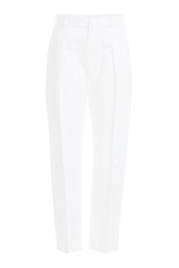 Bouchra Jarrar Bouchra Jarrar Cropped Cotton Pants - White