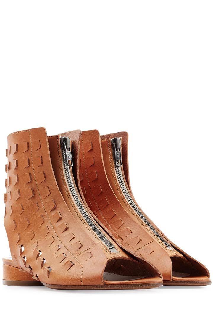 Maison Martin Margiela Zipped Leather Sandals