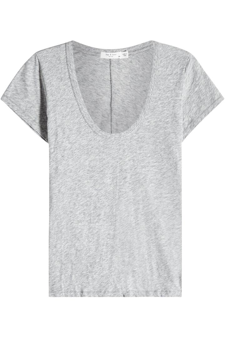 Rag & Bone Jeans Rag & Bone Jeans U Neck Cotton T-shirt