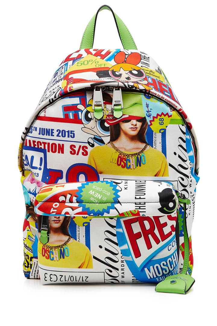 Moschino Moschino Pop Culture Printed Backpack - Multicolor