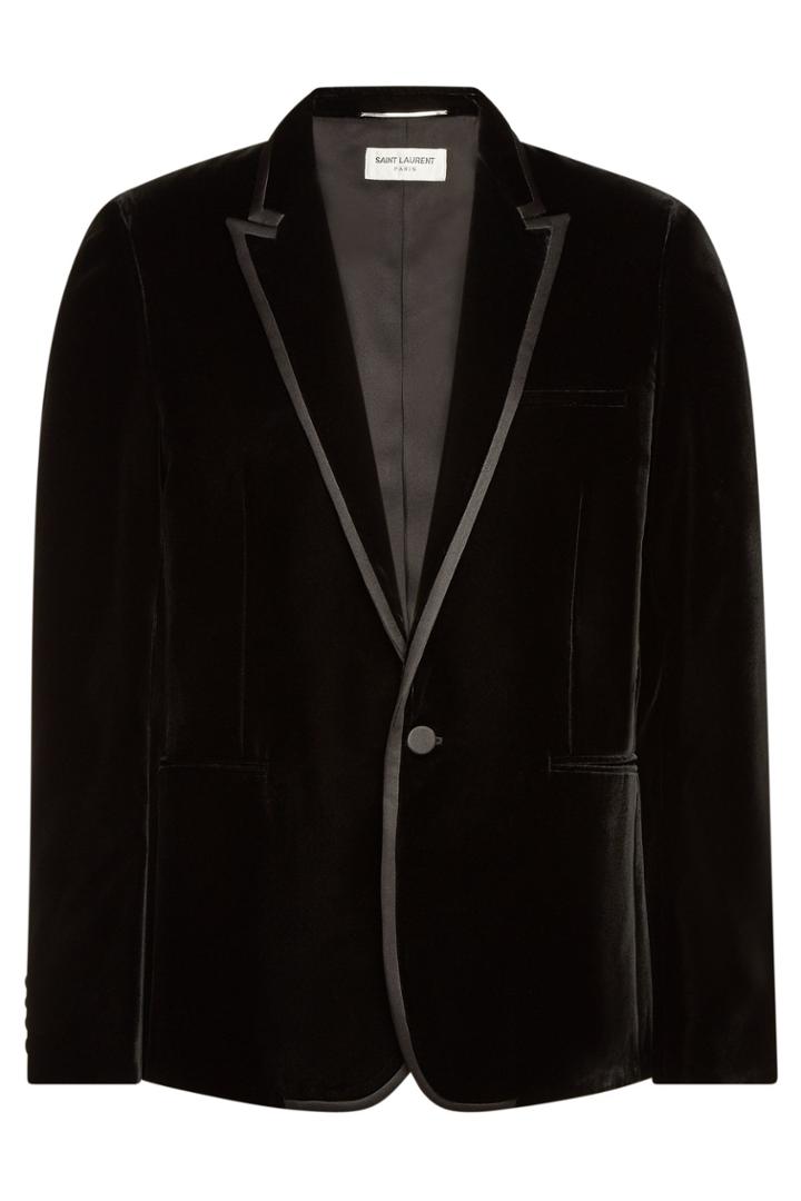 Saint Laurent Saint Laurent Velvet Tailored Blazer