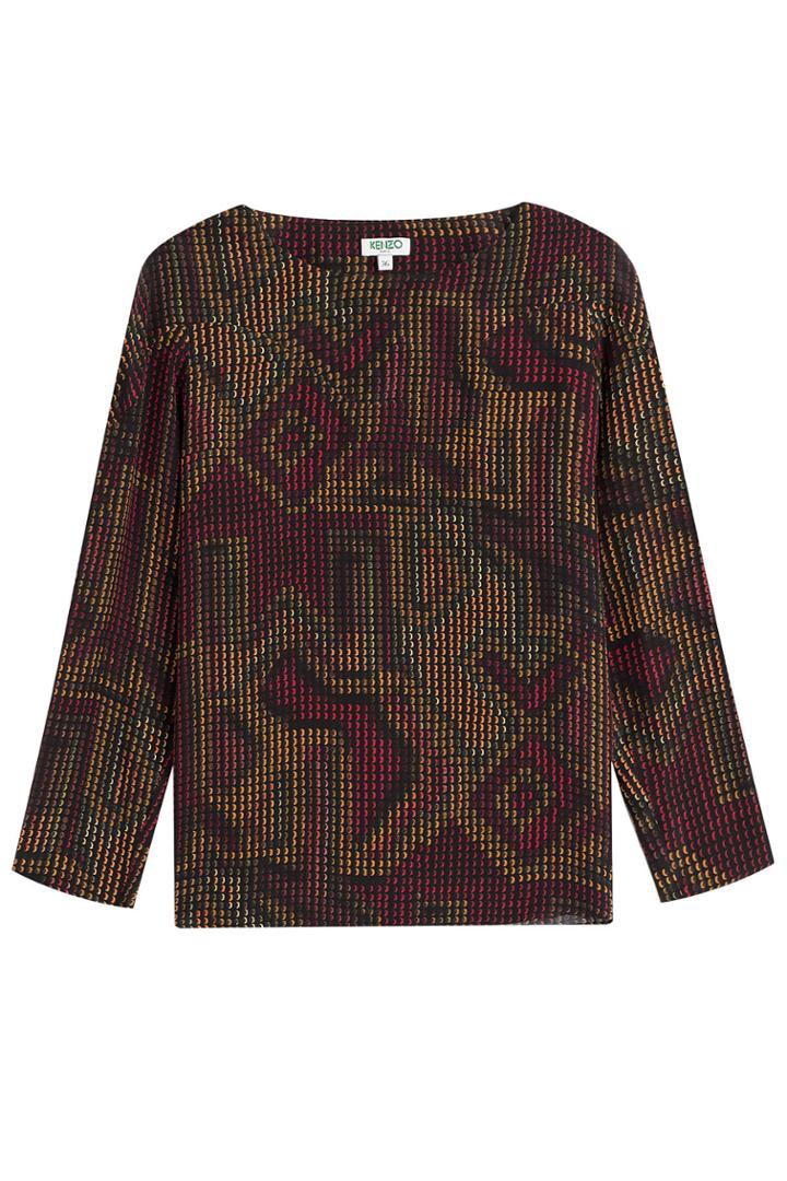 Kenzo Kenzo Printed Silk Blouse
