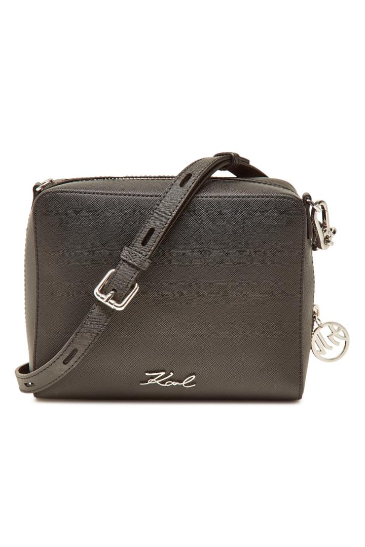 Karl Lagerfeld Karl Lagerfeld K/tokyo Crossbody Bag With Leather