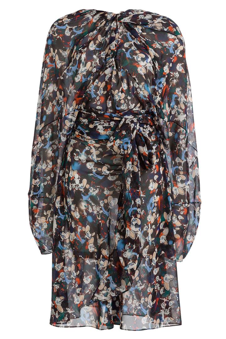 Maison Margiela Maison Margiela Printed Silk Chiffon Dress