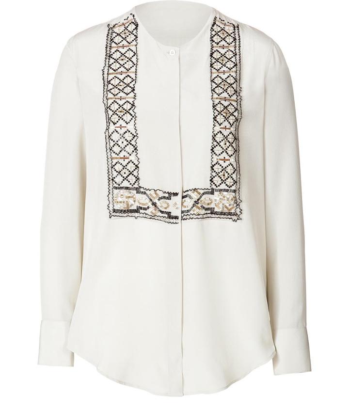 Etro Silk Blouse With Beaded Embellishment