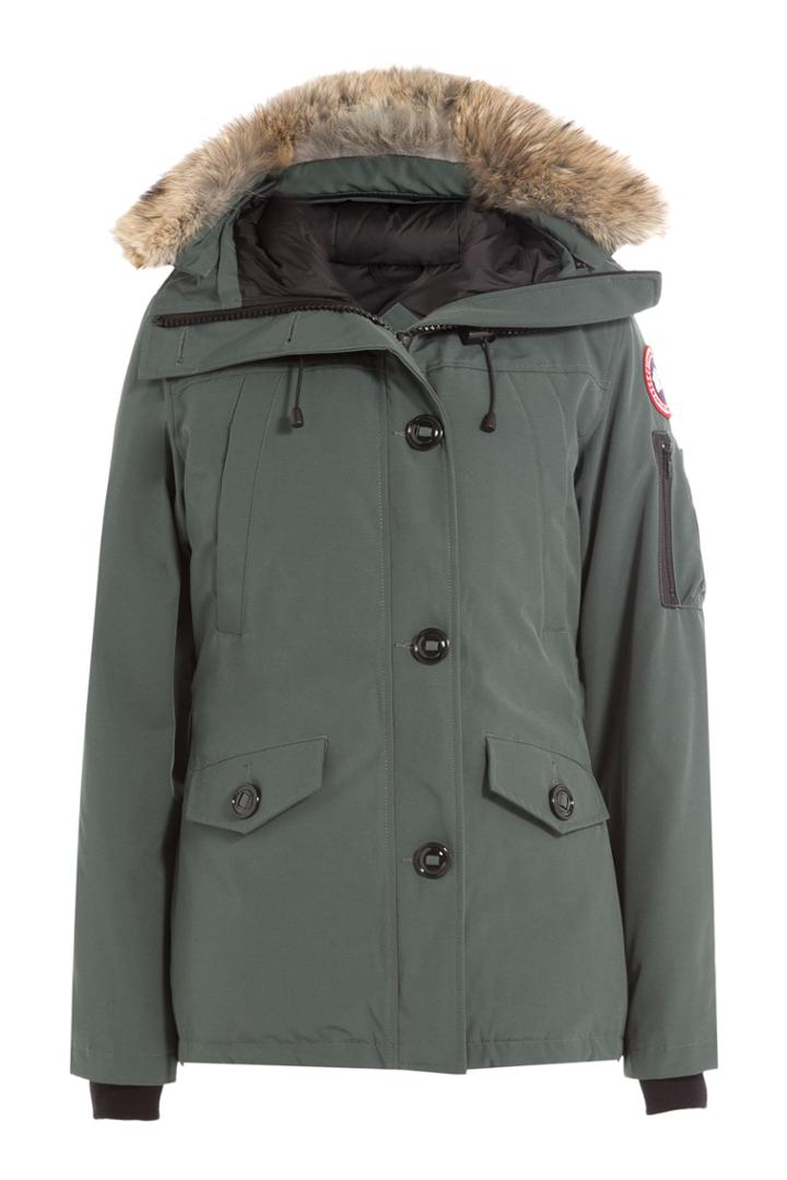 Canada Goose Canada Goose Montebello Parka With Fur Trim - Green