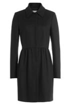 Red Valentino Red Valentino Wool-blend Tailored Coat - Black