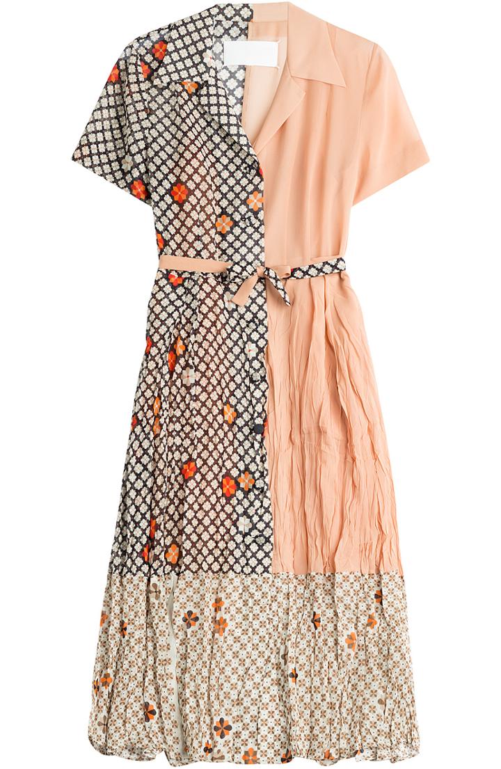Maison Margiela Printed Silk Dress