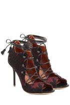 Malone Souliers Malone Souliers Lace-up Sandals With Lace - Black