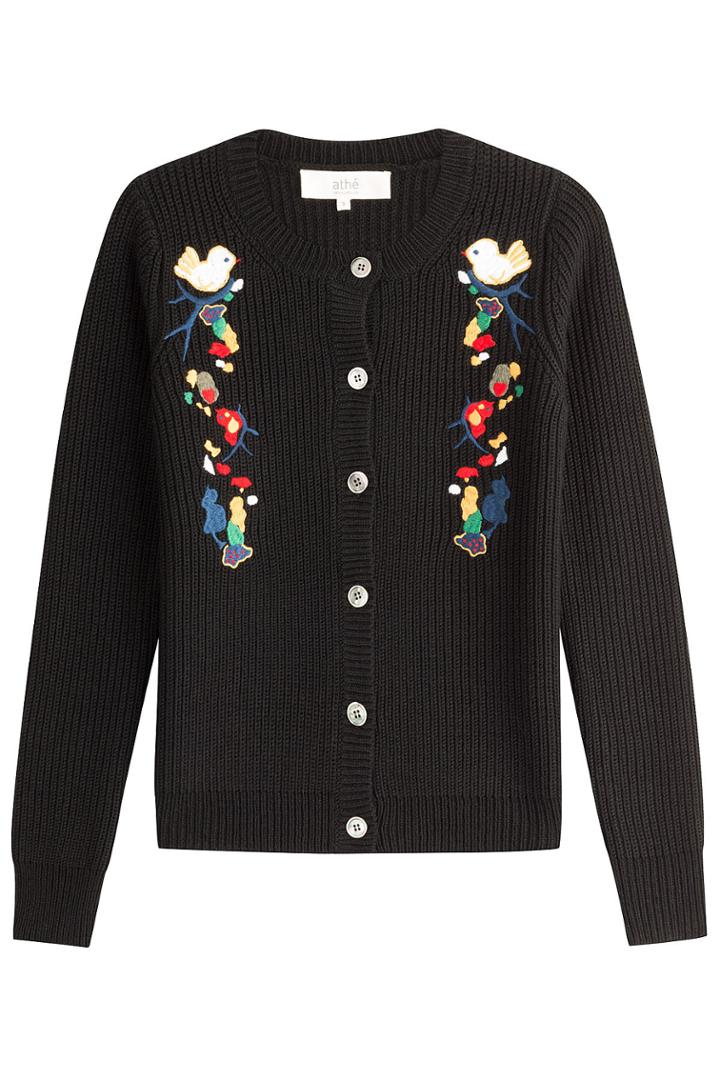 Vanessa Bruno Athé Vanessa Bruno Athé Embroidered Cardigan With Wool