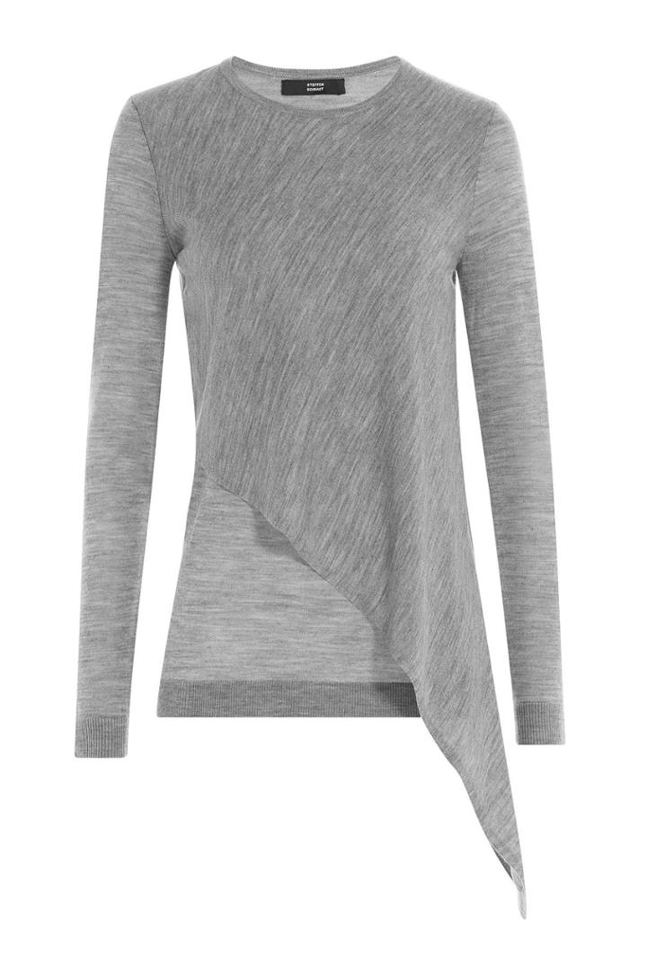 Steffen Schraut Steffen Schraut Asymmetric Merino Wool Pullover