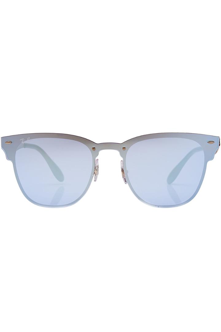 Ray-ban Ray-ban Rb3576n Blaze Clubmaster Mirrored Sunglasses