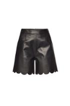 Red Valentino Red Valentino Leather Shorts
