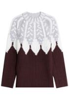 Peter Pilotto Peter Pilotto Wool Intarsia Knit Pullover - Red