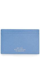 Smythson Smythson Leather Card Holder - Blue