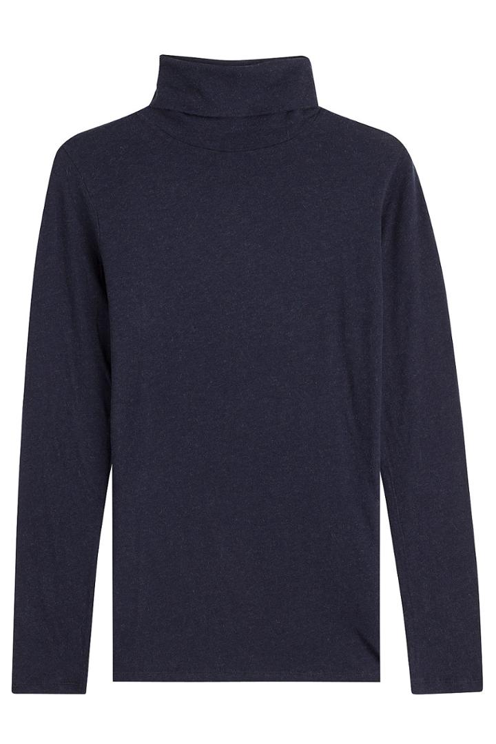 Majestic Majestic Cotton-cashmere Turtleneck