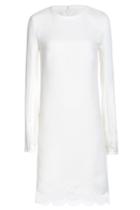 Giambattista Valli Giambattista Valli Cady Dress With Scalloped Hem - White