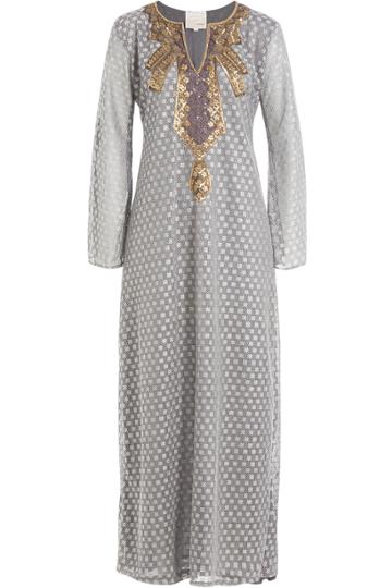 Gooshwa Gooshwa Embellished Dress - Grey