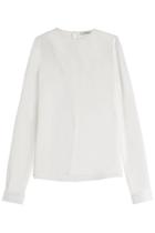 Mugler Mugler Blouse With Sheer Insert - White