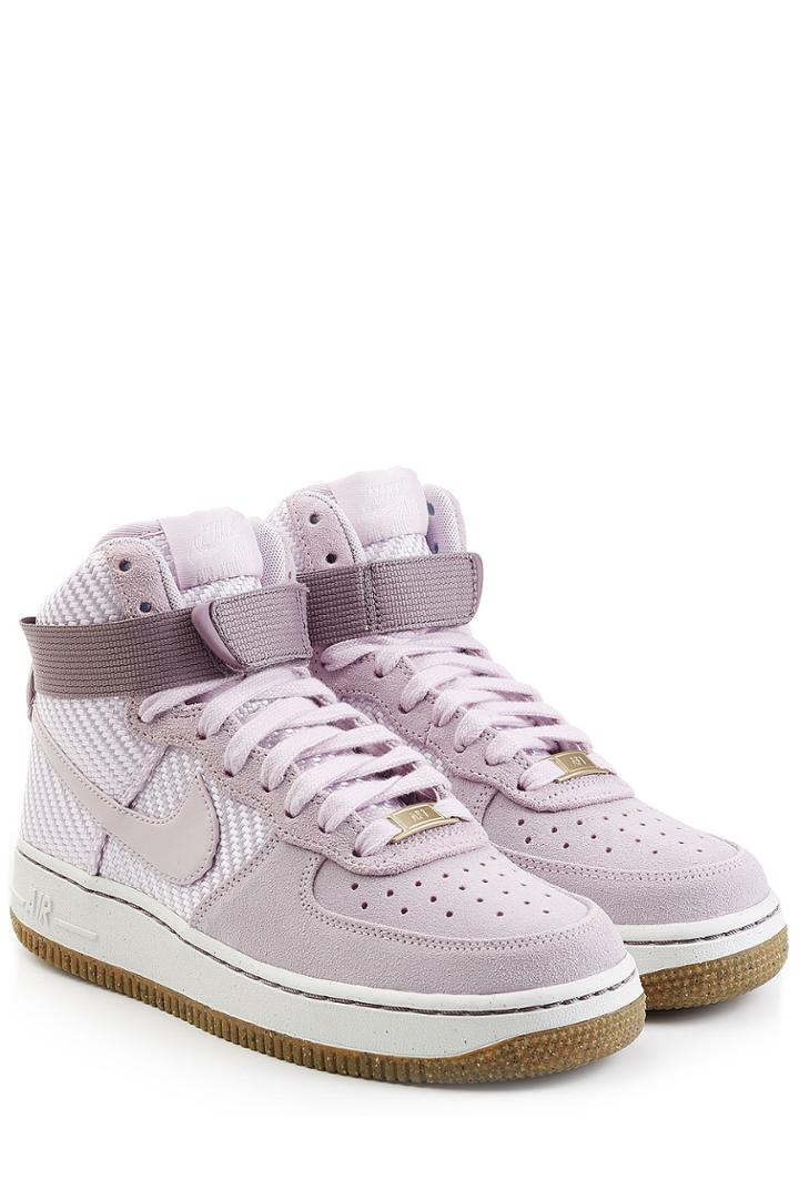 Nike Nike Airforce 1 Suede High Top Sneakers - Rose