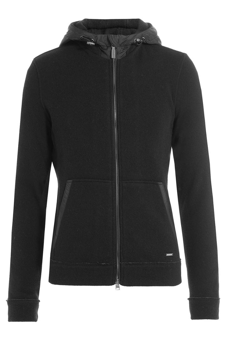 Woolrich Woolrich Wool-cotton Hoodie - Black