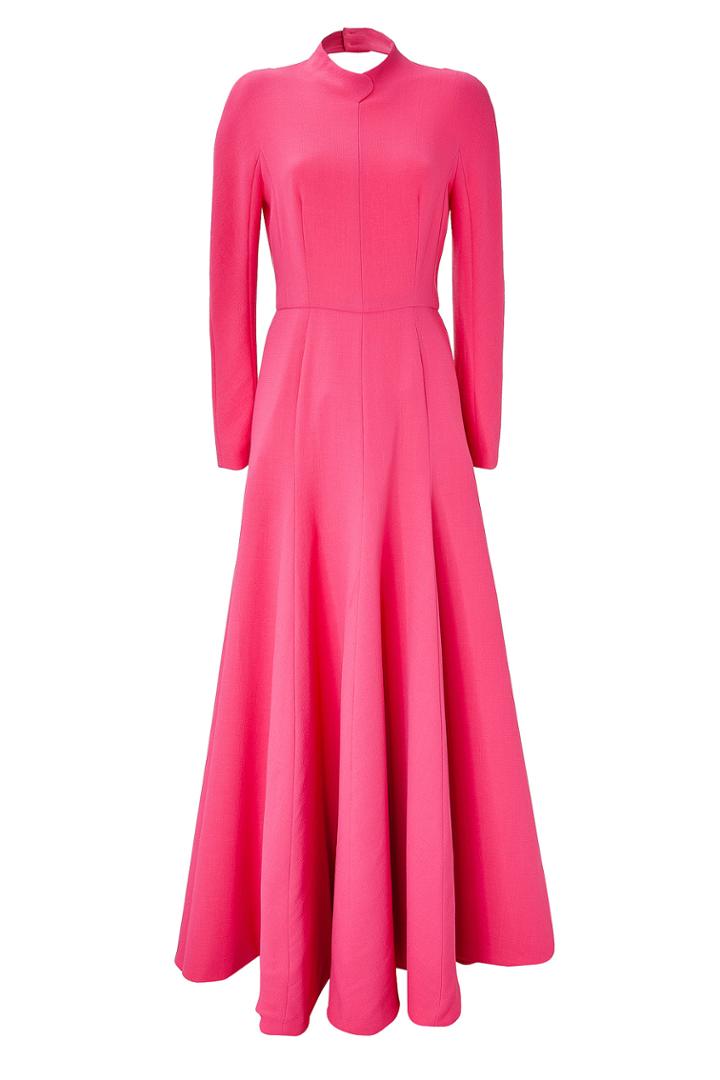 Emilia Wickstead Emilia Wickstead Silk L Finale Dress - Pink