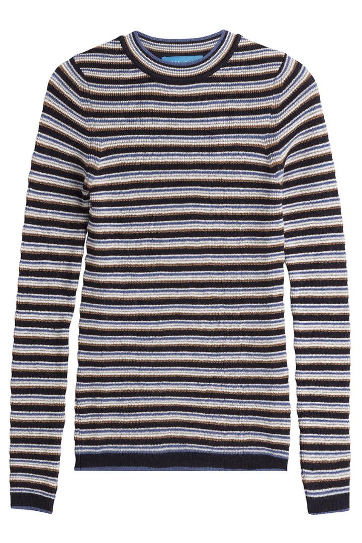M I H M I H Wool Moon Stone Striped Sweater