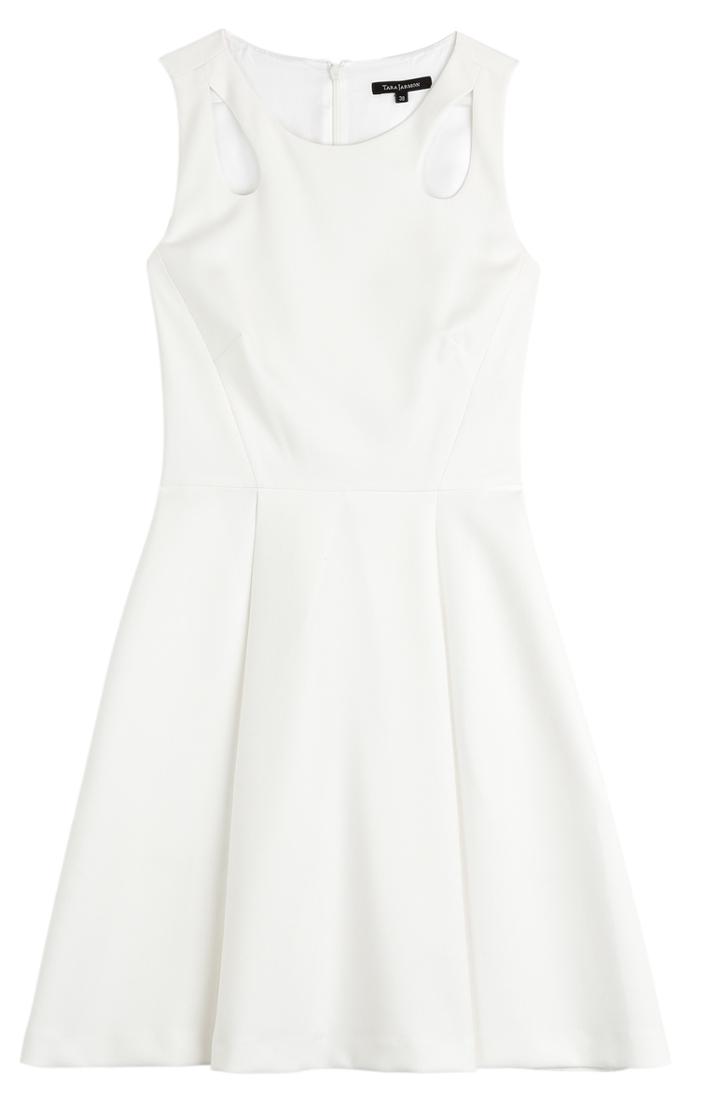 Tara Jarmon Crepe Dress With Cut-out Detail
