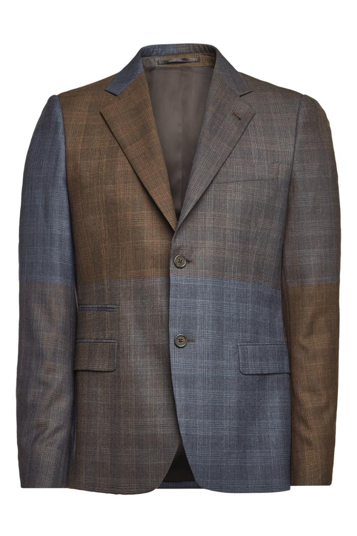 Stella Mccartney Stella Mccartney Wool Patchwork Effect Blazer