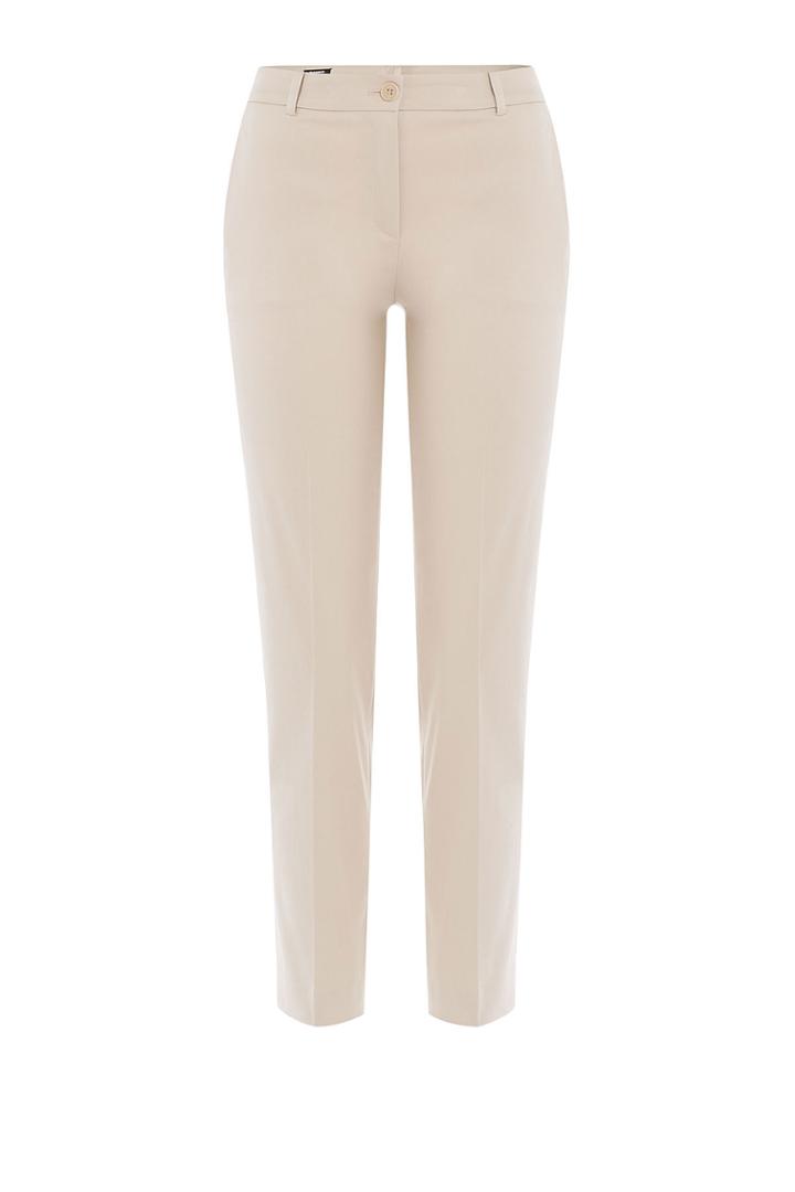 Jil Sander Navy Jil Sander Navy Cropped Cotton Pants - Beige