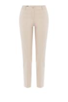 Jil Sander Navy Jil Sander Navy Cropped Cotton Pants - Beige