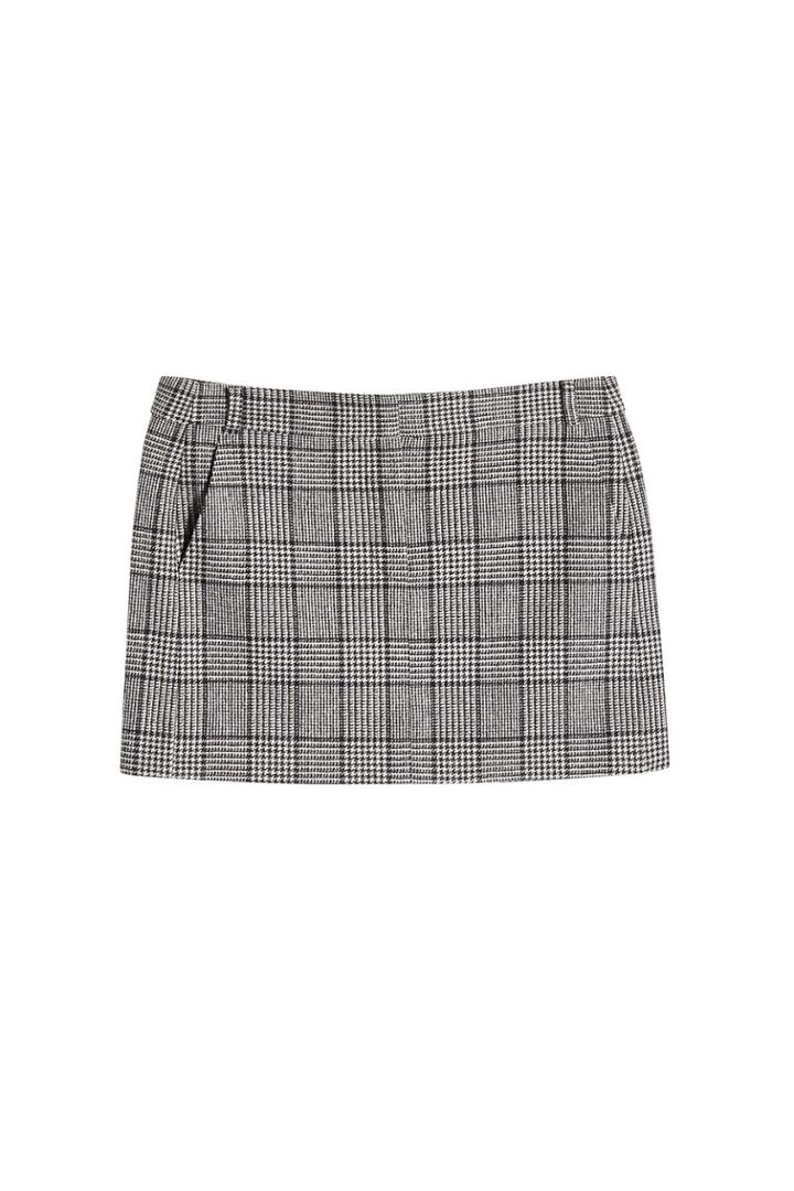 Tibi Tibi Tweed Mini Skirt With Wool