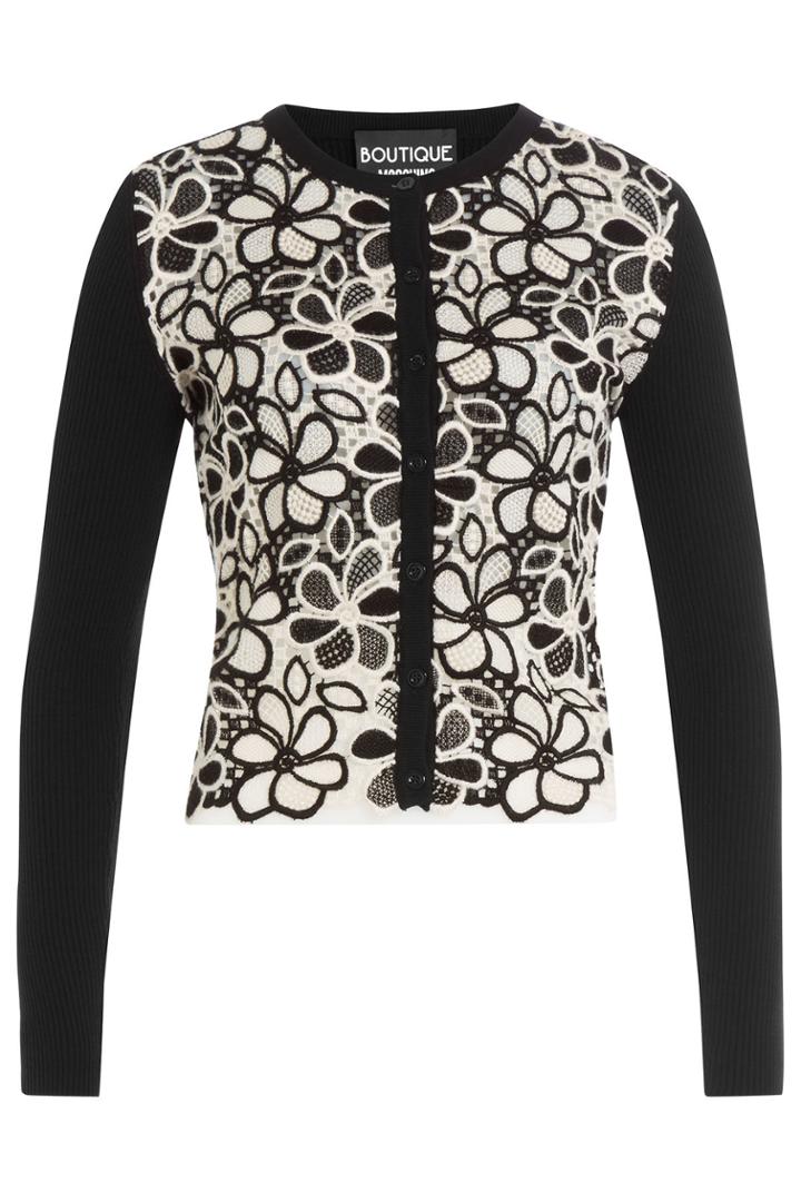 Boutique Moschino Boutique Moschino Cardigan With Crochet