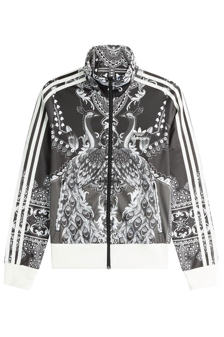Adidas Originals Adidas Originals Printed Zipped Jacket - Multicolored