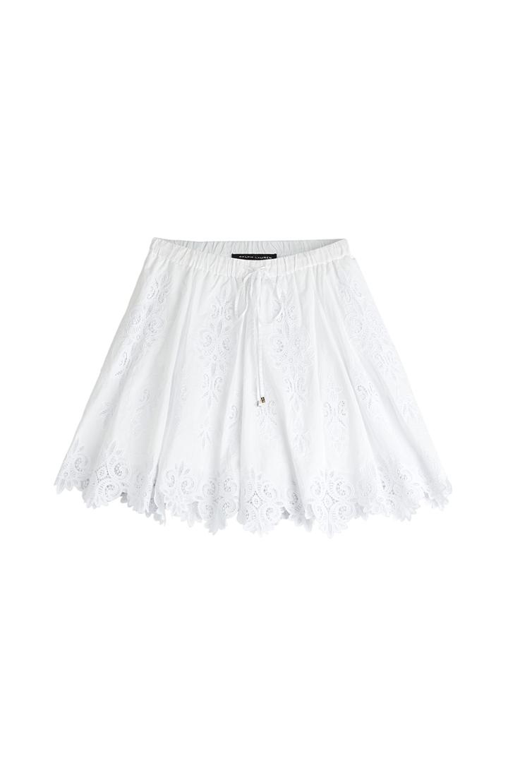 Ralph Lauren Black Label Flared Lace Skirt