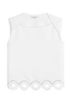 Carven Carven Sleeveless Top With Cut-out Detail