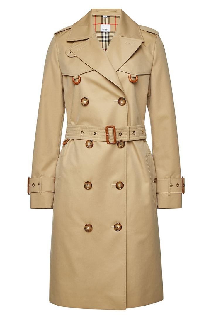 Burberry Burberry Islington Cotton Trench Coat