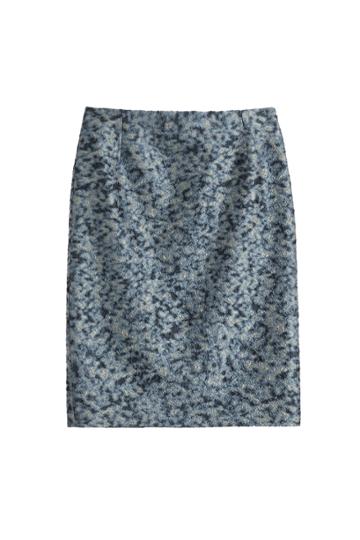 Bouchra Jarrar Bouchra Jarrar Cloqué Pencil Skirt - Teal