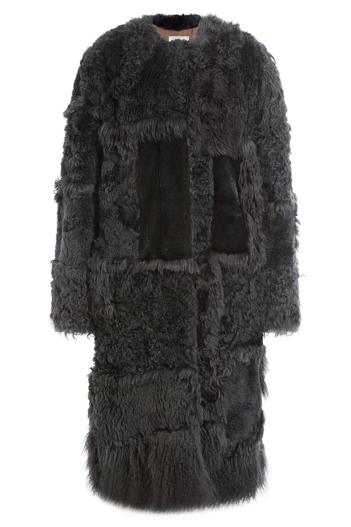 Nina Ricci Nina Ricci Shearling Coat With Mink Fur