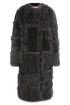 Nina Ricci Nina Ricci Shearling Coat With Mink Fur