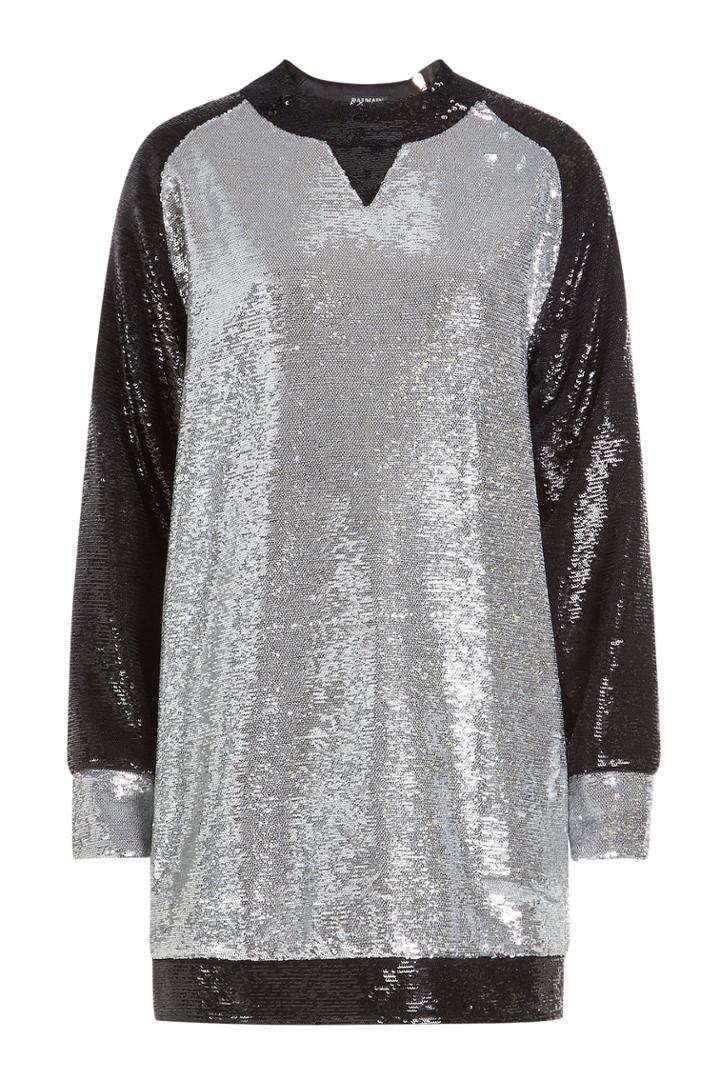 Balmain Balmain Sequinned Sweat Dress